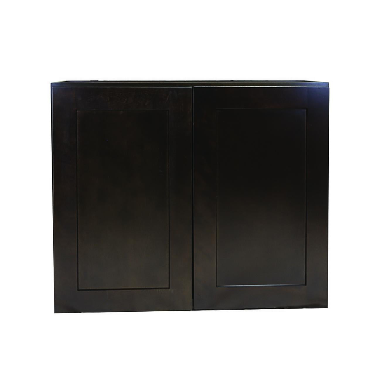 Design House 569020 Brookings Fully Assembled Shaker Style Wall Kitchen Cabinet 30x36x12 Espresso