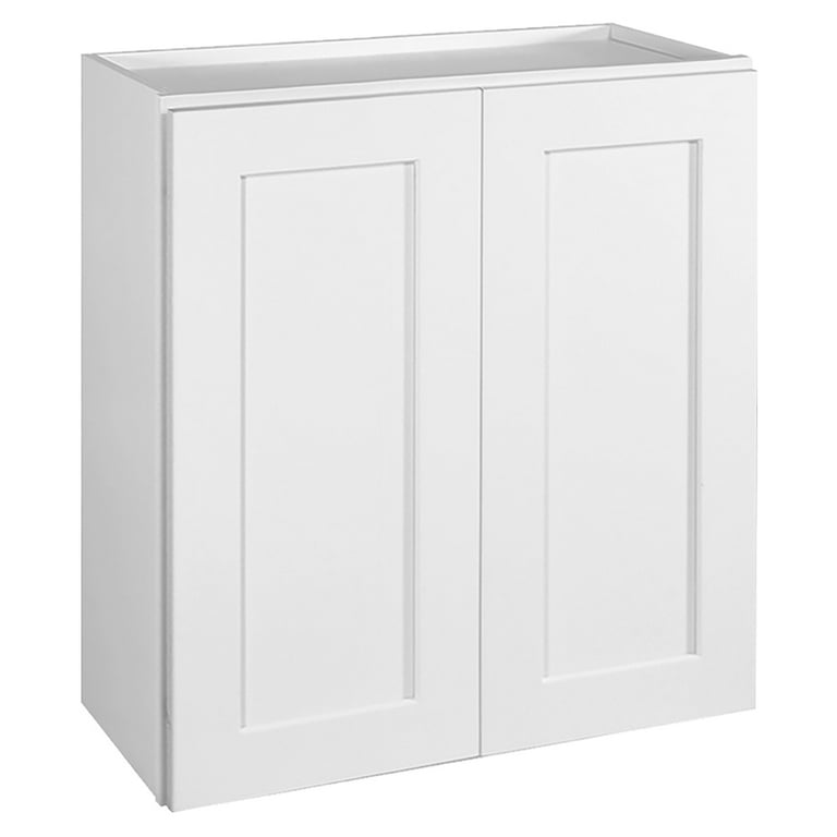 Brookings Plywood Ready to Assemble Shaker 33x36x12 in. 2-Door Wall Kitchen Cabinet in White Brookings Plywood Ready to Assemble Shaker 33x36x12 in. 2-Door Wall Kitchen Cabinet in White