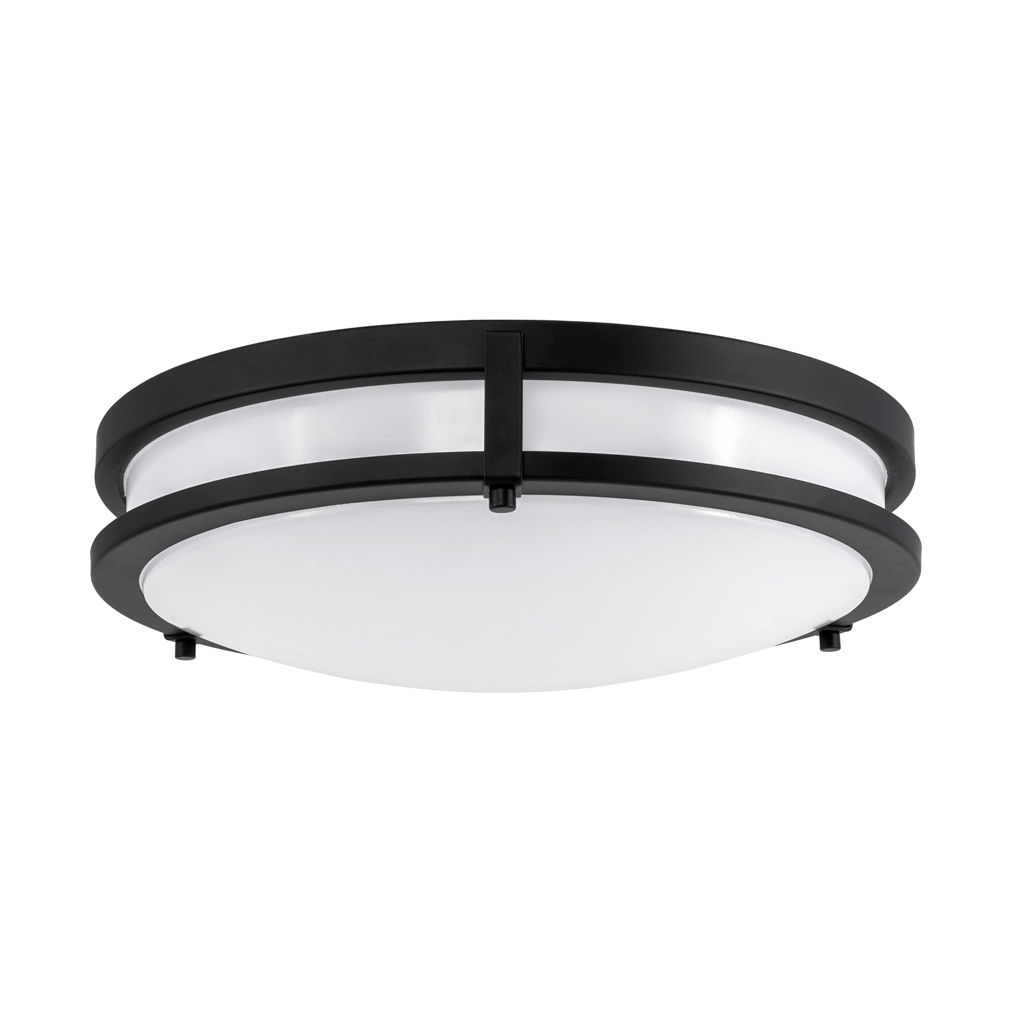 Design House 578641-BLK Ripon Integrated LED 14.5 Inch Indoor Ceiling Light Fixture Dimmable with Frosted Acrylic for Bedroom Hallway Kitchen Bathroom, Matte Black