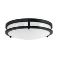 thumbnail image 1 of Design House Ripon 14.5" Integrated Dimmable LED Indoor Ceiling Light with Frosted Acrylic, Matte Black, 1 of 21