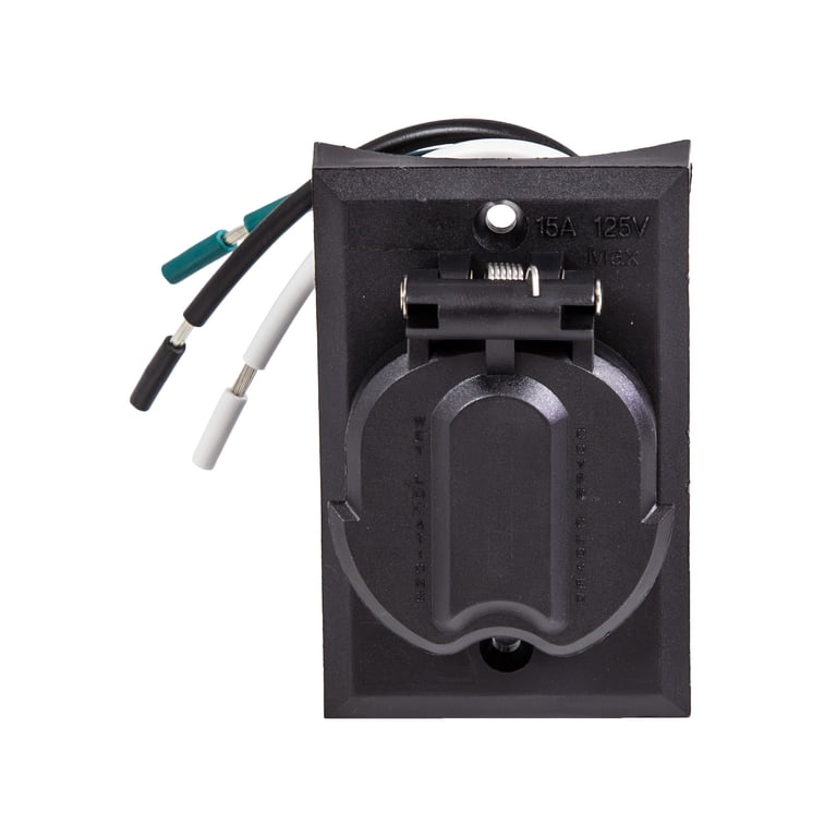 weatherproof electrical connection outdoor lamp post