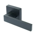 thumbnail image 1 of Design House Karsen Modern Interior Dummy Door Lever, Matte Black, 1 of 6