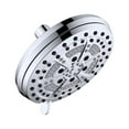 thumbnail image 1 of Design House Mills Modern Polished Chrome 7" 6-Function Shower Head with Eco-Drip Shower Setting, 1 of 15