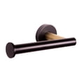 thumbnail image 1 of Design House Kelton Wall Mounted Toilet Paper Holder, Matte Black/Satin Gold, 1 of 12