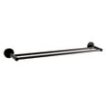 thumbnail image 1 of Design House Kelton Wall Mounted 24" Double Towel Bar, Matte Black, 1 of 11