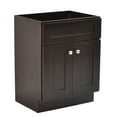 thumbnail image 1 of Design House Brookings 24" x 21" Ready to Assemble Solid Wood Bathroom Vanity, Espresso, 1 of 18