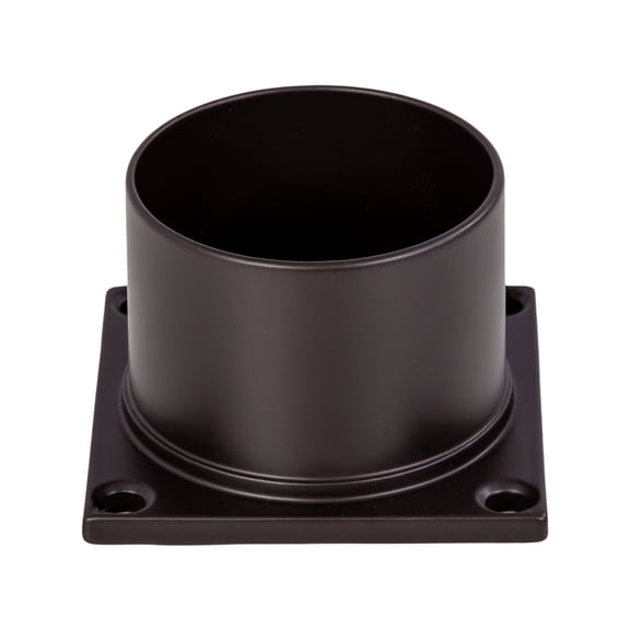 Aluminum Bronze Outdoor Pier Base, 3-Inch Fitter Post-Top Light Fixture Mount for Deck, Porch and Patio