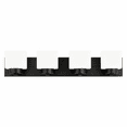 thumbnail image 1 of Design House Dove Creek 4 Light Matte Black Modern Dimmable Vanity Light with Frosted Glass Shades, 1 of 18