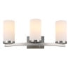 thumbnail image 1 of Design House Desta Modern 22" Satin Nickel 3-Light Dimmable Vanity Light with Frosted Glass, 1 of 9