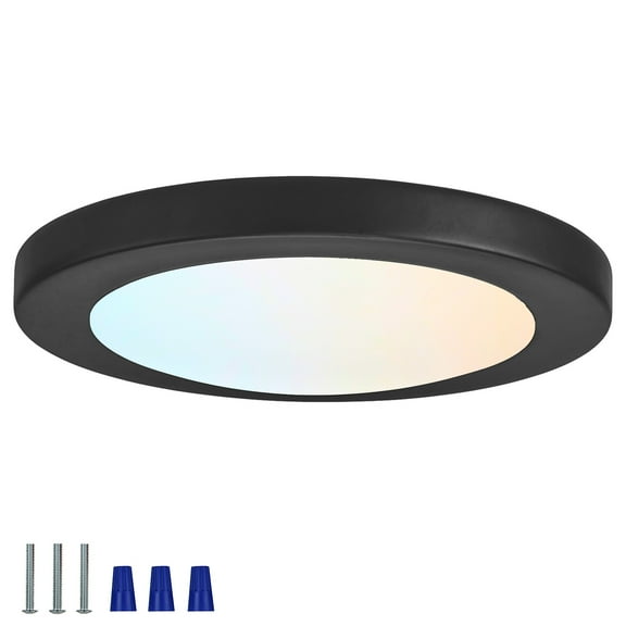 Design House Paxton Modern LED Dimmable Flush Mount Ceiling Light