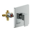 thumbnail image 1 of Design House Karsen II Modern Single-Handle Shower Valve Trim with Escutcheon, Polished Chrome, 1 of 11
