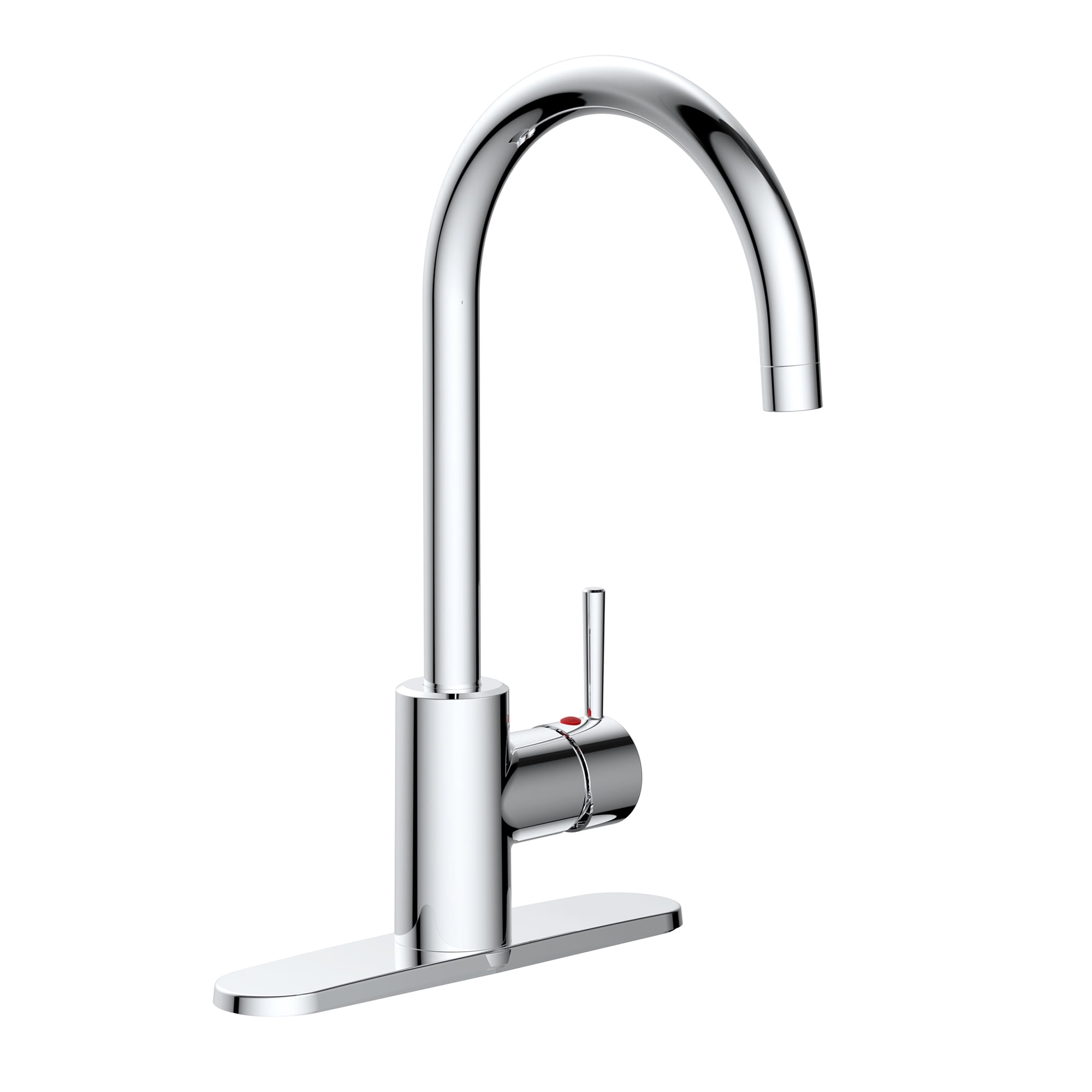 Design House 595660 Eastport II Modern Single-Handle Faucet for Kitchen, Polished Chrome