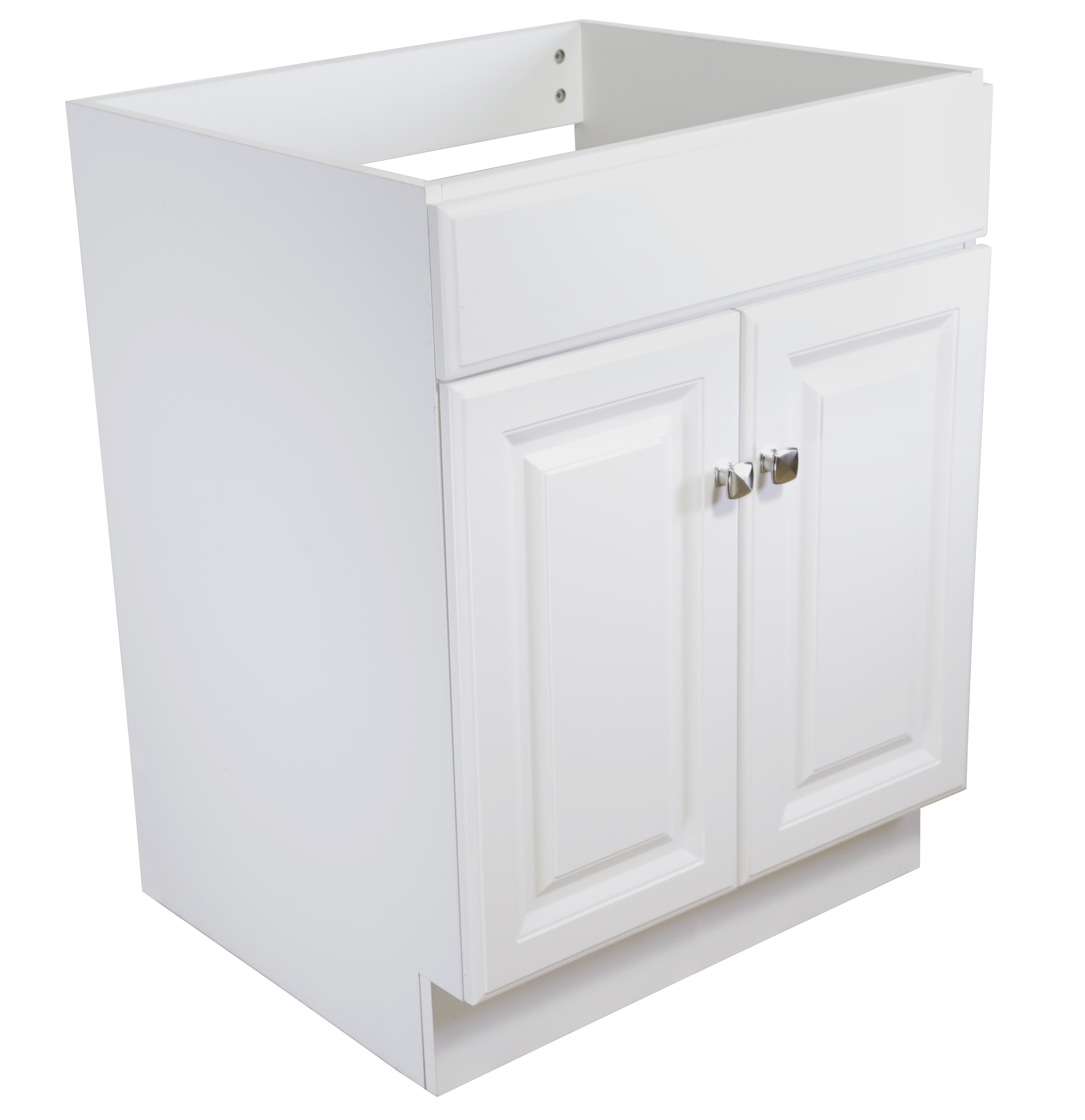 Wyndham 24" White MDF Freestanding Bathroom Vanity Cabinet
