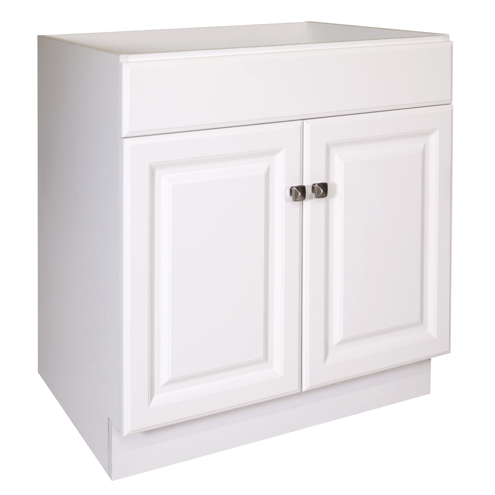 Wyndham 30" White MDF Freestanding Bathroom Vanity Cabinet