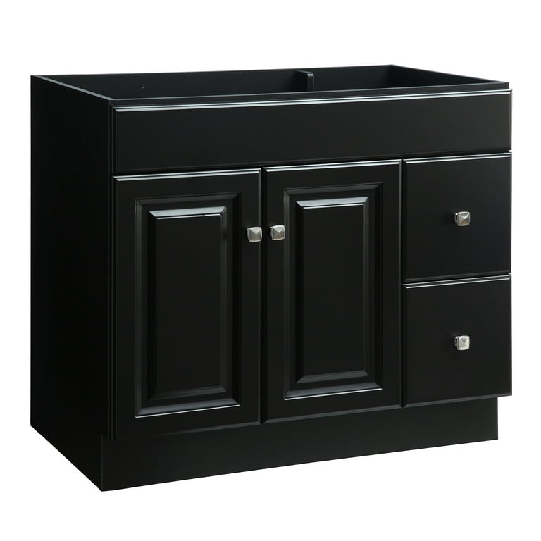 30 inch black bathroom vanity without top online