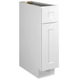 thumbnail image 1 of Design House Brookings Assembled Shaker Style Base Kitchen Cabinet (9" x 34.5" x 24", Sherwin Williams® White, 1 of 27
