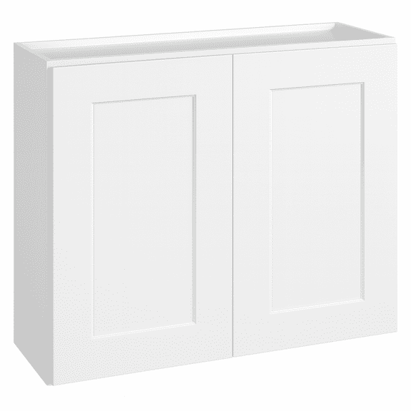 Design House Brookings Shaker Fully Assembled Tall Kitchen Wall Cabinet (30" x 24" x 12"), Sherwin Williams White