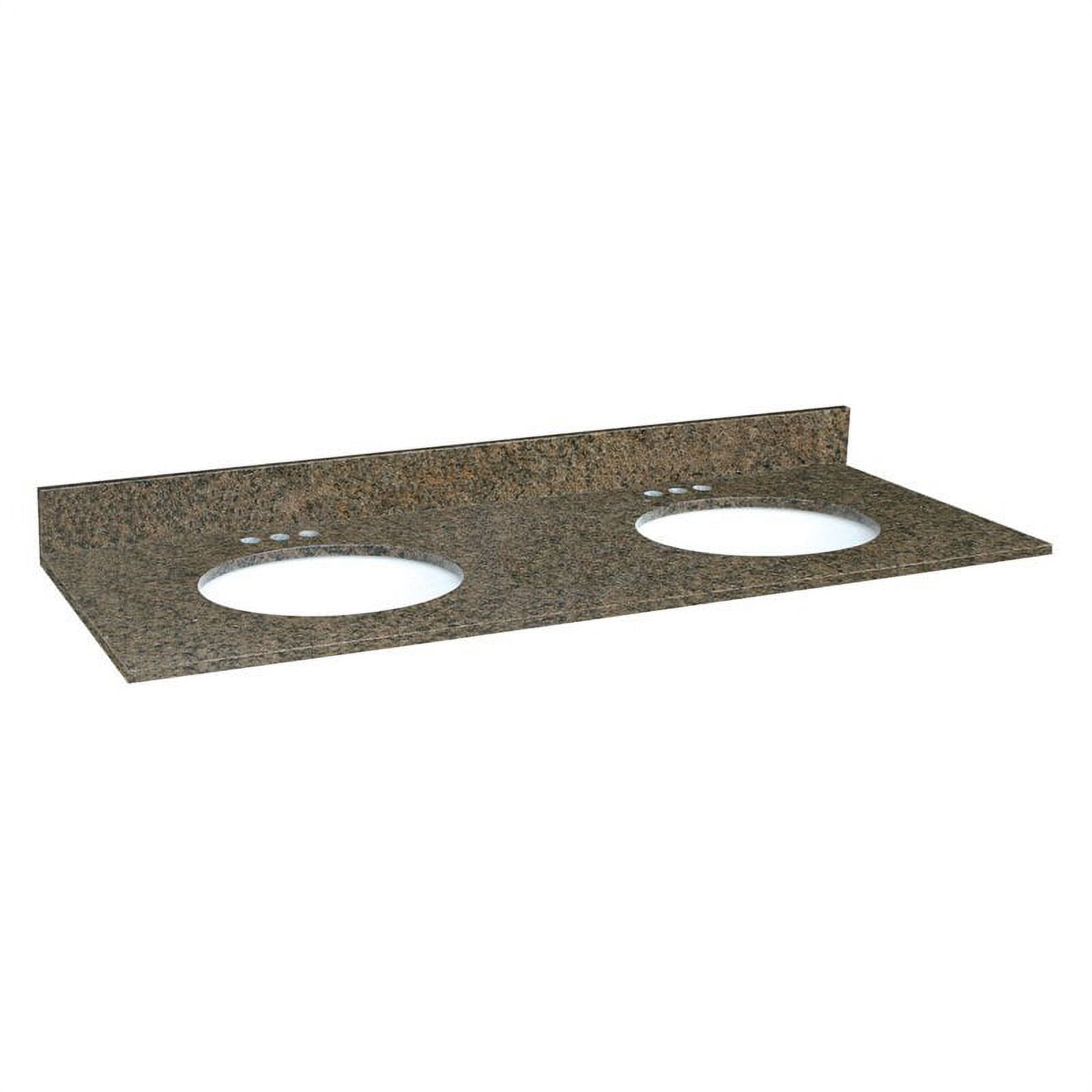 Design House 61W x 22D in. Granite Double Sink Vanity Top - Walmart.com