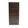 thumbnail image 1 of Design House Brookings Solid Wood Fully Assembled Shaker 3-Drawer Base Kitchen Cabinet (12 x 34.5 x 24), Espresso, 1 of 20