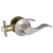 Design House Springdale Interior 2-Way Passage Door Lever, Satin Nickel