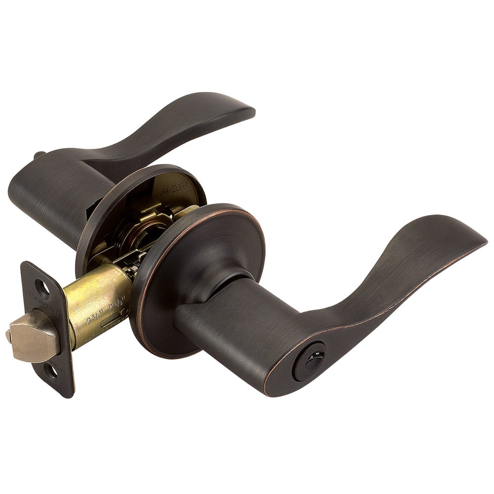 Oil Rubbed Bronze Keyed Entry Door Lever