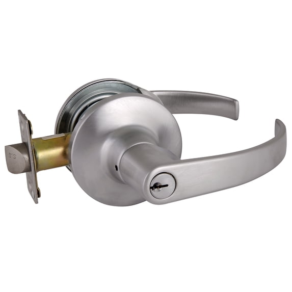 Design House 701987 C-Series 2-Way Adjustable Entry Door Lever, Satin Chrome