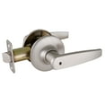 thumbnail image 1 of Design House Delavan Interior Bed/Bath Hall/Closet Privacy Door Handle, Satin Nickel, 1 of 18