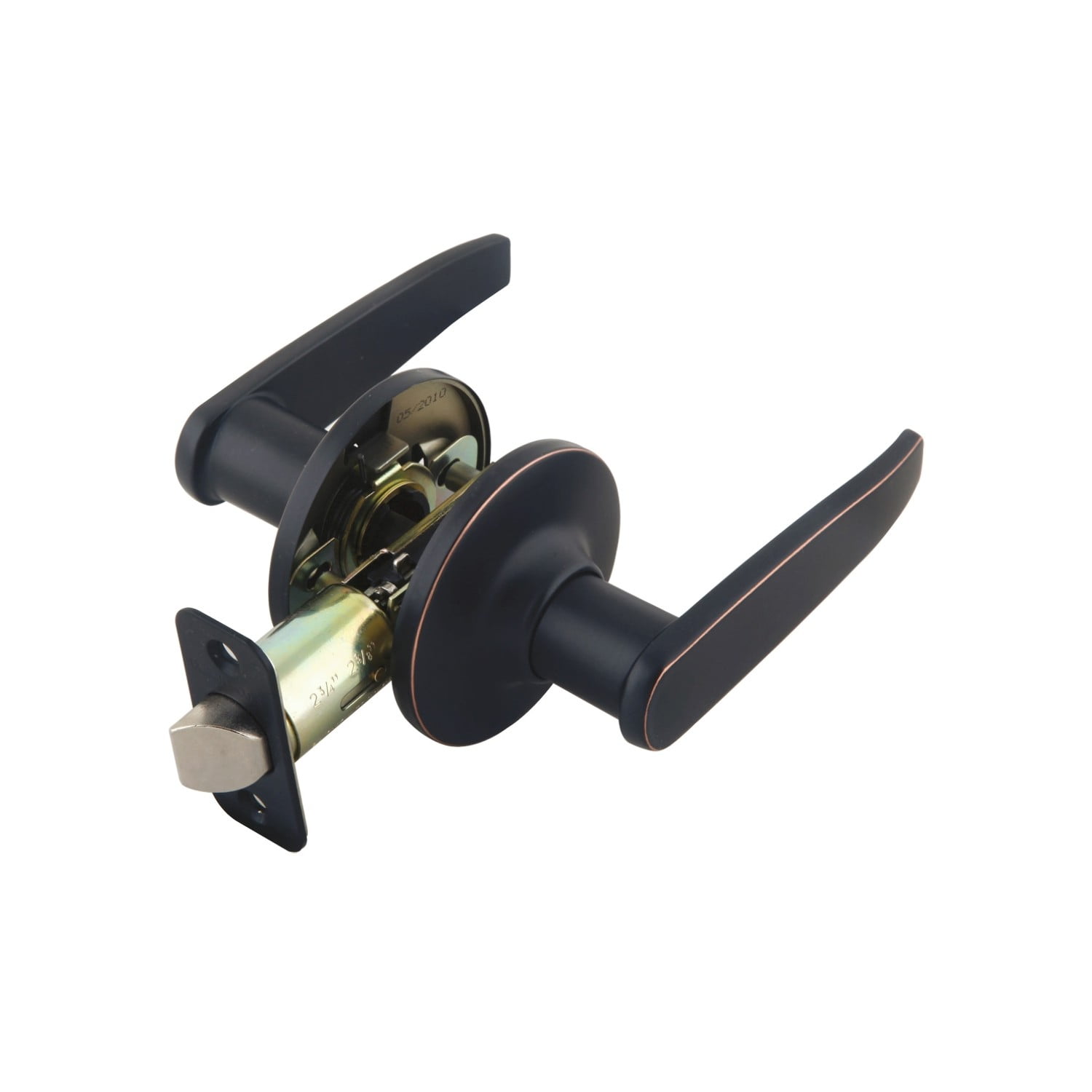 Design House Delavan Passage Hall and Closet Door Lever, Oil Rubbed Bronze