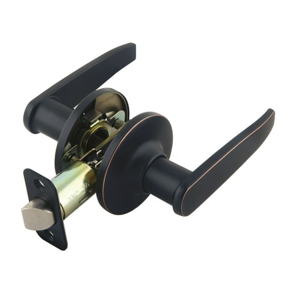 Design House Delavan Universal Interior Hall/Closet Passage Door Handle, Oil Rubbed Bronze
