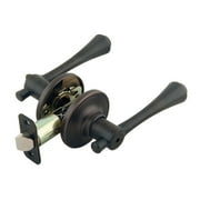 Design House Ironwood Privacy Universal Interior Bed and Bath Door Lever, Brushed Bronze