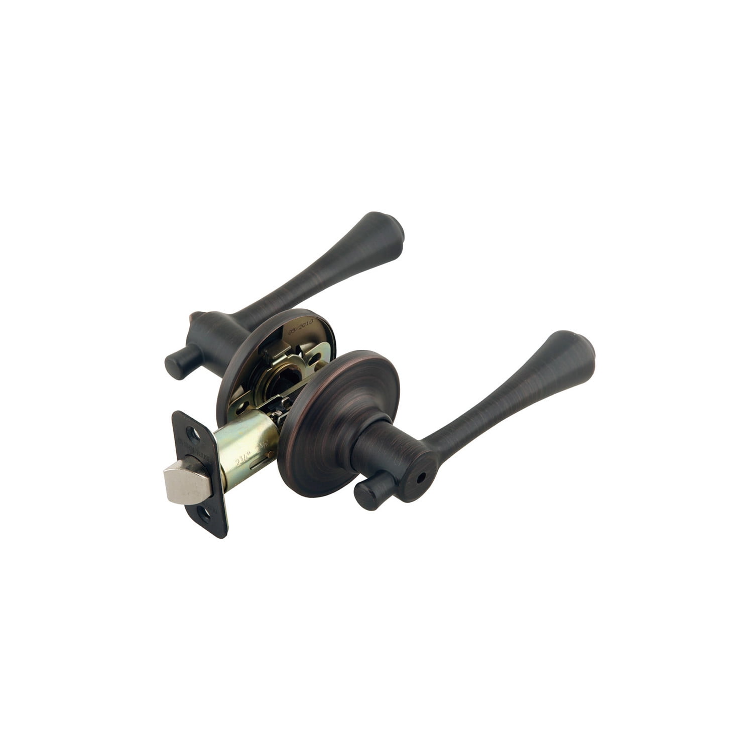 Design House WM170243 Ironwood Privacy Bed and Bath Door Lever Brushed Bronze