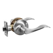 Satin Nickel Passage Lever, Hall and Closet Door, 6-Way