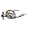 thumbnail image 1 of Satin Nickel Privacy Lever, Bed and Bath Door, 6-Way Universal Fit, 1 of 13