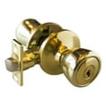 thumbnail image 1 of Design House Terrace 6-Way Universal Keyed Entry Door Knob, Polished Brass, 1 of 18