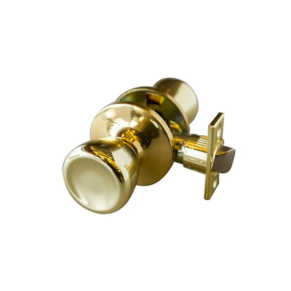 Design House WM372830 Terrace 6-Way Universal Passage Hall and Closet Door Knob Polished Brass
