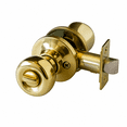 thumbnail image 1 of Design House Terrace Locking Universal Privacy Bed and Bath Door Knob, Polished Brass, 1 Pack, 1 of 10