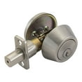 thumbnail image 1 of Design House 740423 Single Cylinder 6-Way Universal Deadbolt with Latch Satin Nickel, 1 of 18