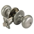 thumbnail image 1 of Design House Cambridge Universal 6-Way Privacy Bed and Bath Door Knob, Satin Nickel, 1 of 13