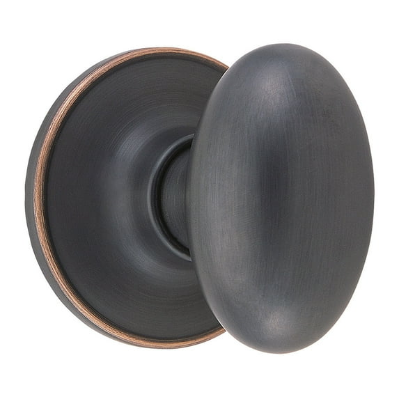 Design House 750653 Egg Dummy Door Knob Oil Rubbed Bronze