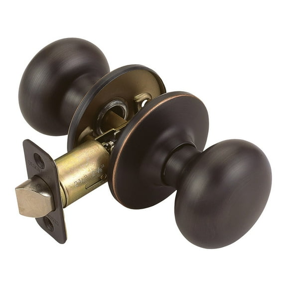 Design House Cambridge Passage Hall and Closet Door Knob, Oil Rubbed Bronze