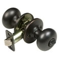 thumbnail image 1 of Design House Cambridge Privacy Single Bed and Bath Door Knob, Oil Rubbed Bronze, 1 of 15