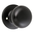 thumbnail image 1 of Design House Cambridge Interior Non-Turning One-Sided Dummy Door Knob, Matte Black, 1 of 13