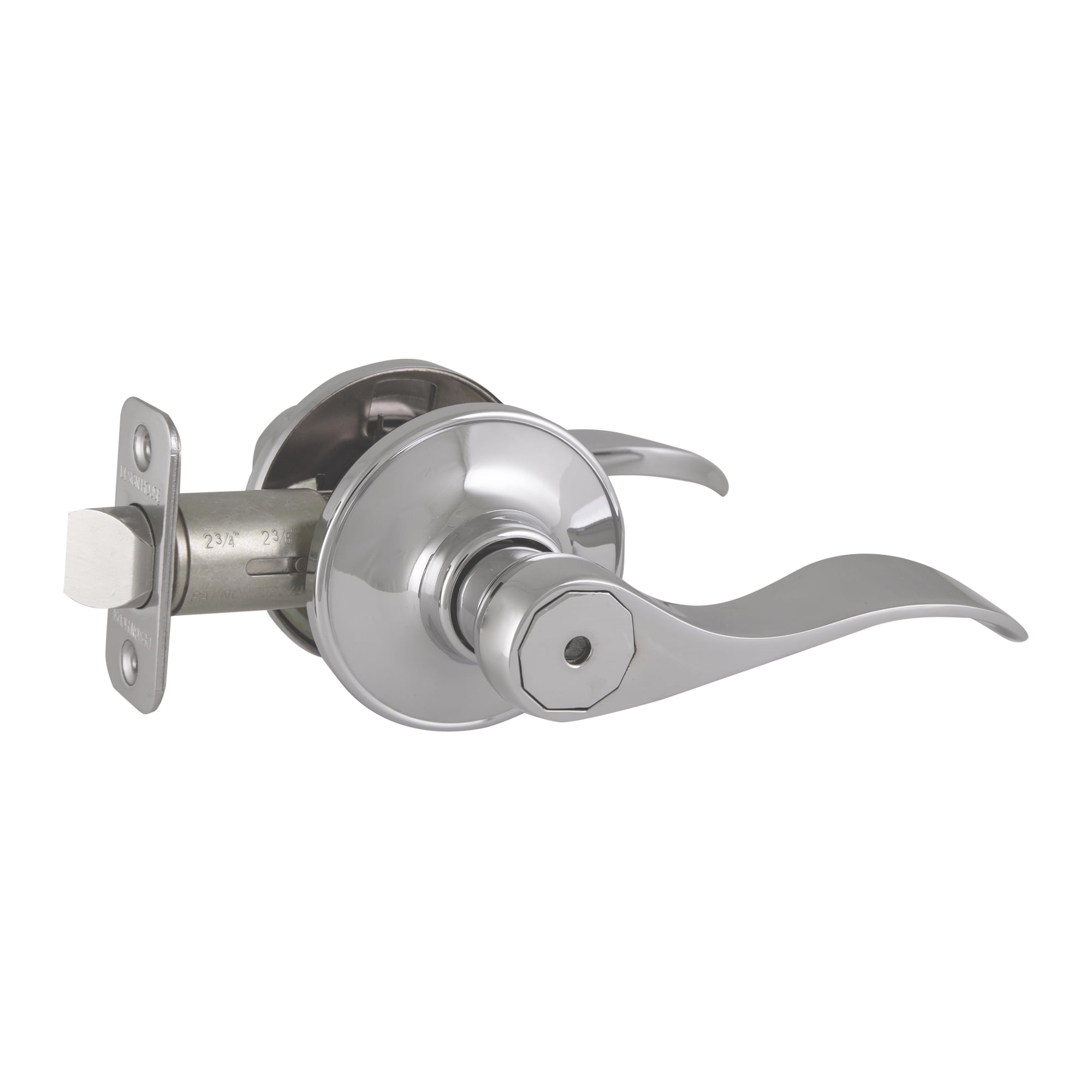 Design House Springdale Universal Interior Bed/Bath Privacy Door Handle ...