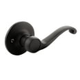 thumbnail image 1 of Design House Scroll Interior Non-Turning One-Sided Hall/Closet Dummy Doorknob Handle, Matte Black, 1 of 14