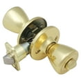 thumbnail image 1 of Design House 780965 Pro Tulip Bed and Bath Door Knob, Polished Brass, 1 of 9