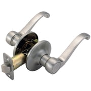 Design House Scroll Passage 2-Way Universal Hall and Closet Door Lever, Satin Nickel