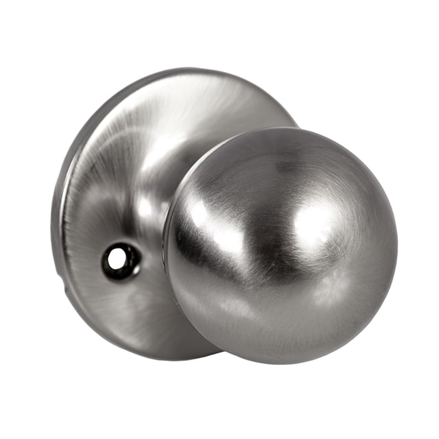 Ball Dummy Door Knob, French Door and Closet Compatible, Satin Nickel ...