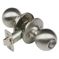 thumbnail image 1 of Design House Ball 2-Way Latch Privacy Bed and Bath Door Knob, Satin Nickel, 1 of 17