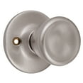 thumbnail image 1 of Design House Tulip Interior Non-Turning One-Sided Dummy Door Knob, Satin Nickel, 1 of 13