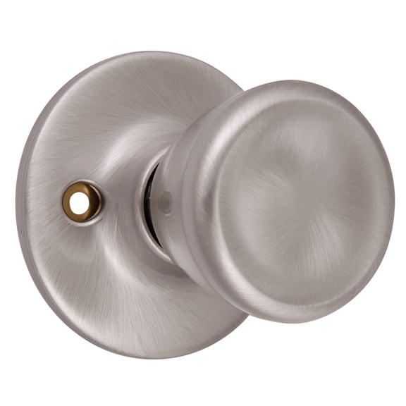 Design House Tulip Interior Non-Turning One-Sided Dummy Door Knob, Satin Nickel